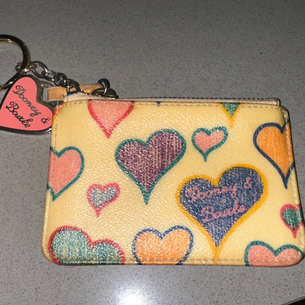 Dooney & Bourke Multicolor Keychain Wallet